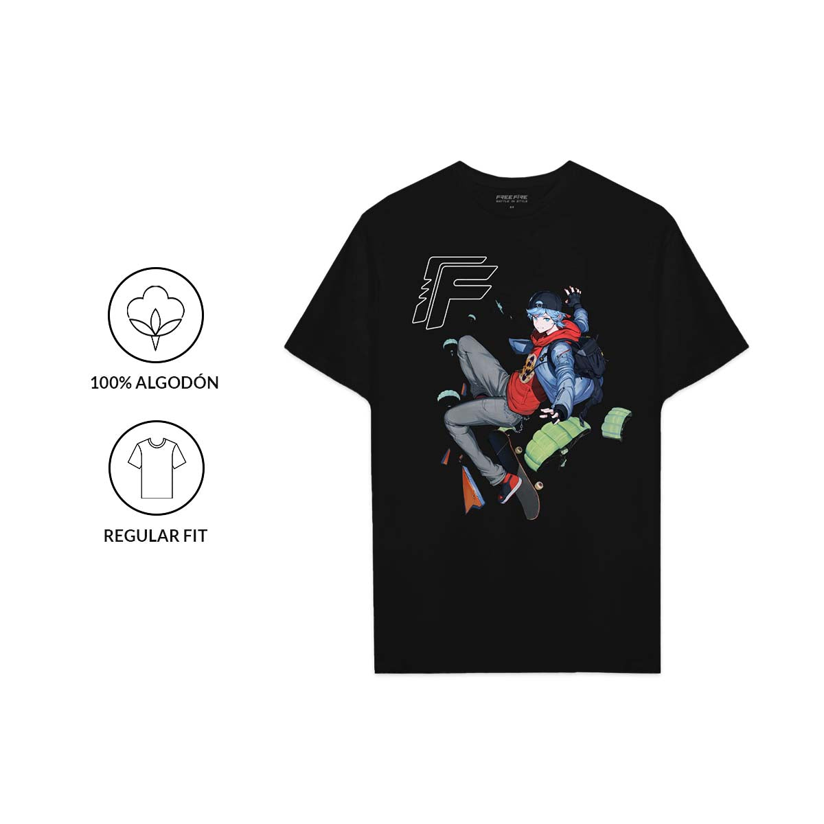 Playera Free Fire Maxim - Fan Army