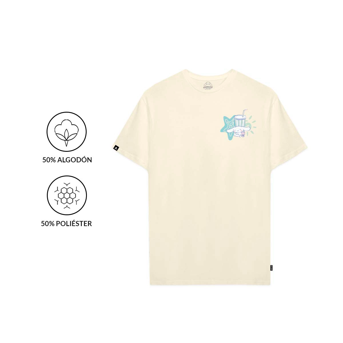 Playera Hombre Mujer Arena Cinnamoroll Brunch Club - Fan Army