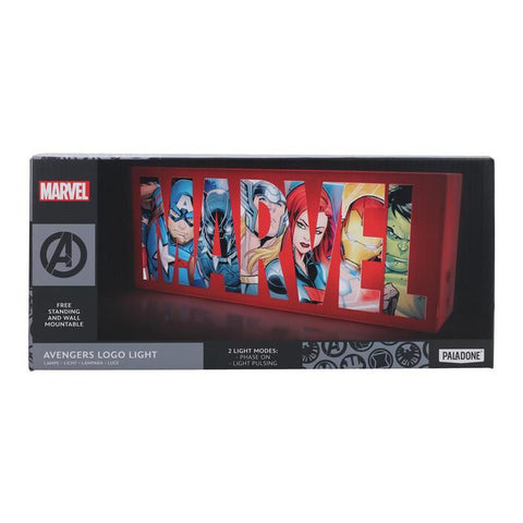 Paladone | Marvel Avengers | Logo de Avengers con Luz, Producto Oficial