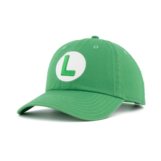 Gorra Curva Luigi "L" verde Super Mario Bros - Fan Army