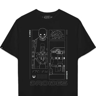 Playera Droides Unisex de Star Wars Andor Original Algodón