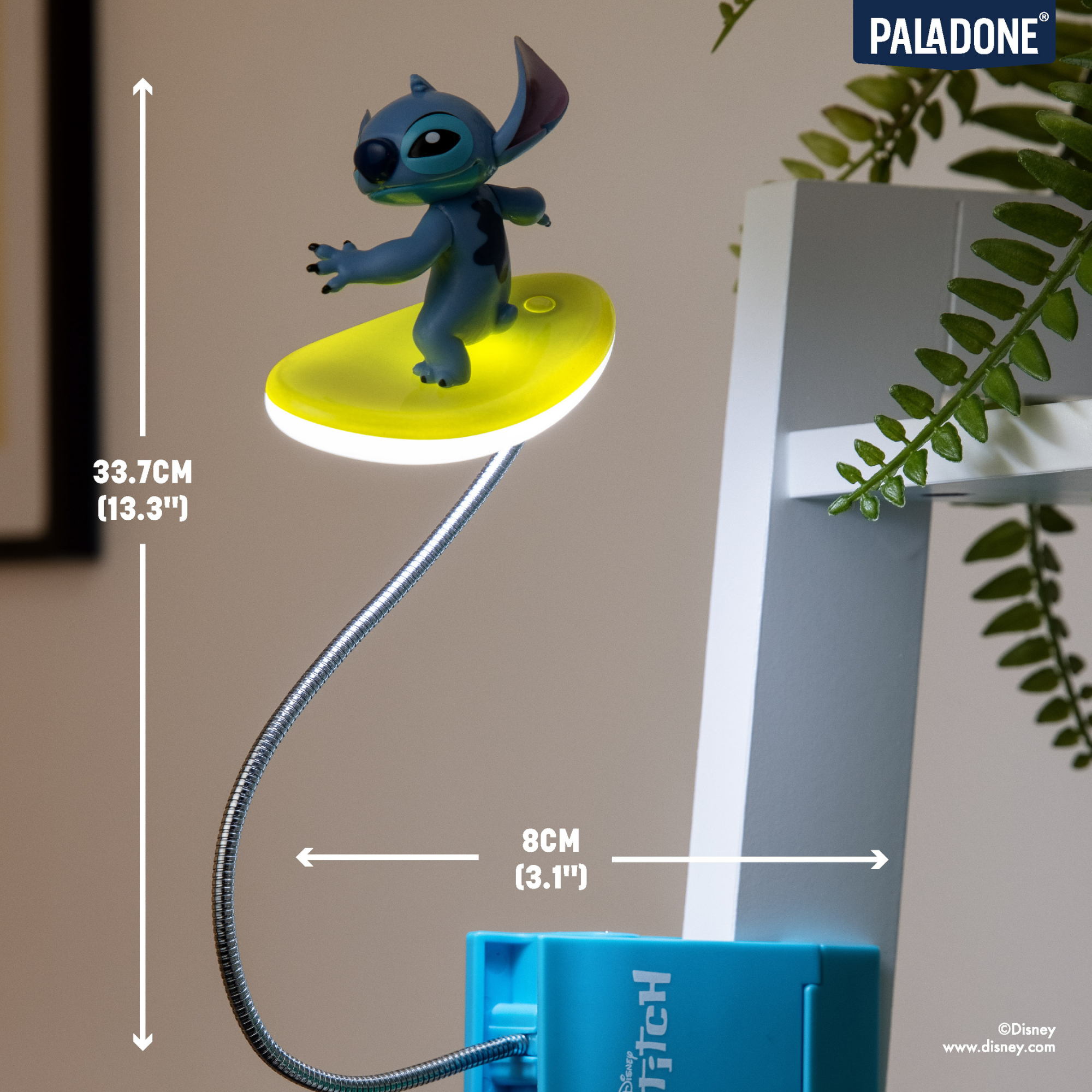 Lámpara Clip Stitch Surfing LED Luz para Lectura Flexible