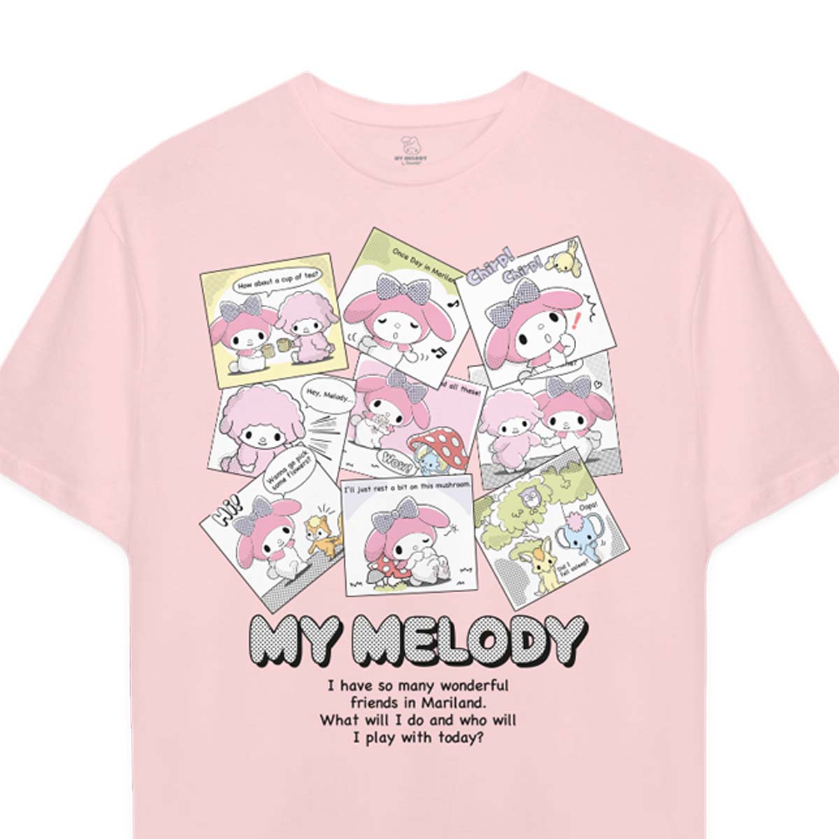 Playera Hombre Mujer Rosa My Melody Mariland - Fan Army