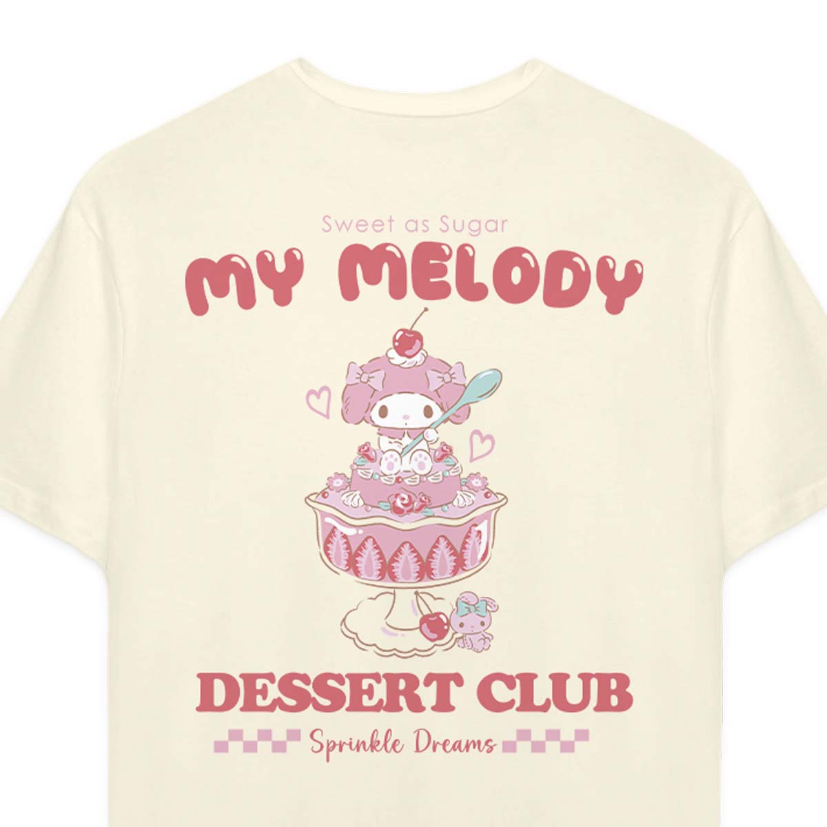 Playera Hombre Mujer Arena My Melody Dessert Club - Fan Army