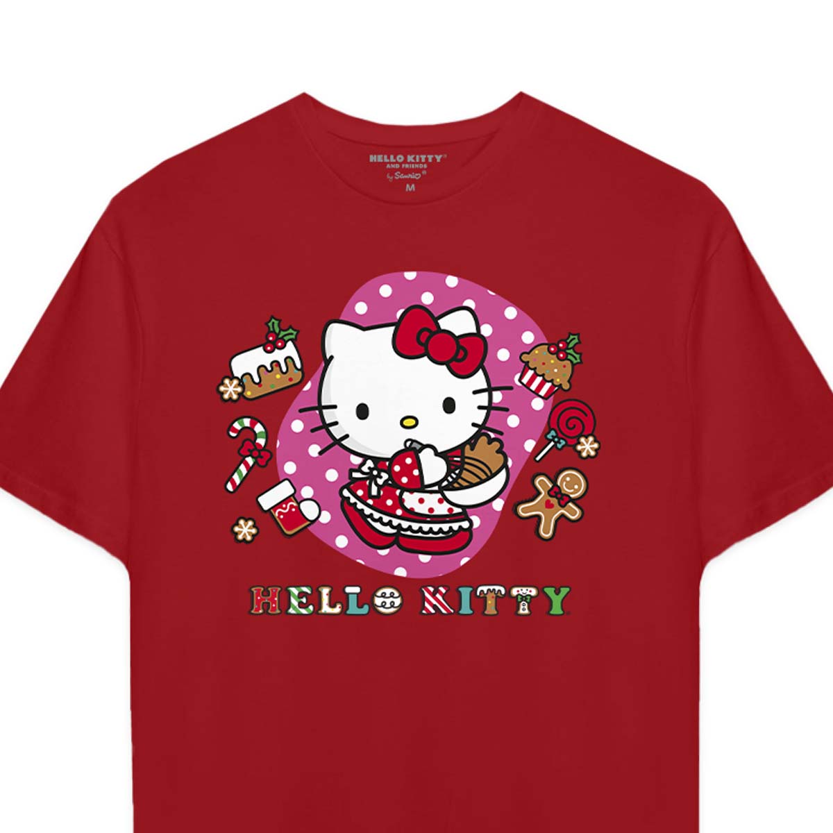 Playera Hello Kitty Hombre Mujer Rojo Cooking - Fan Army