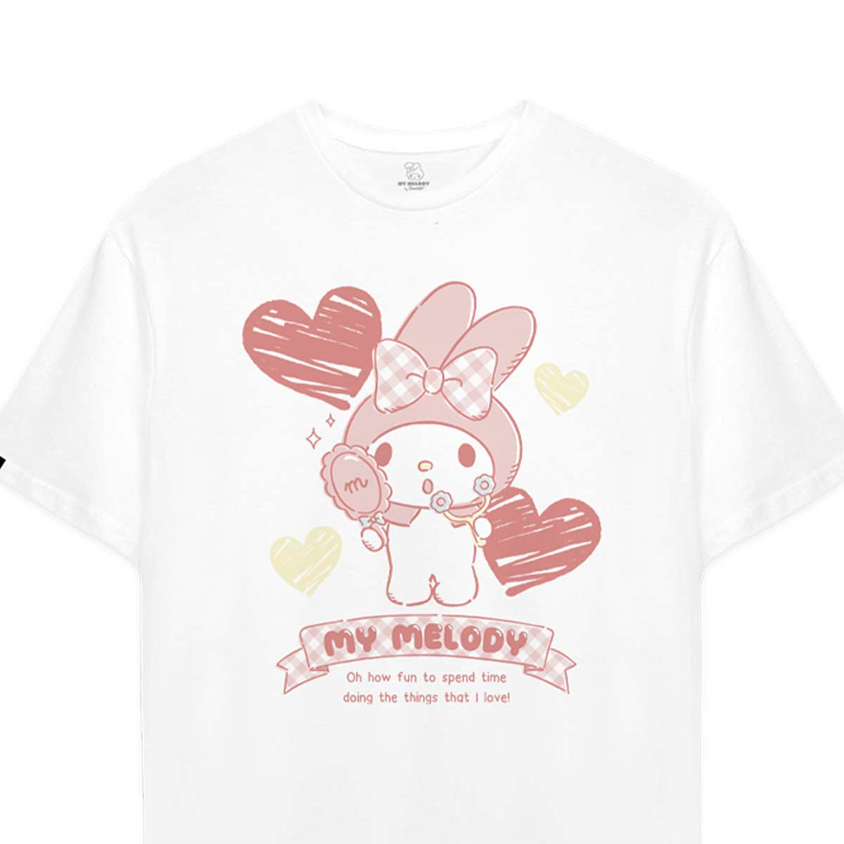 Playera Hombre Mujer Blanco My Melody Spend Time - Fan Army