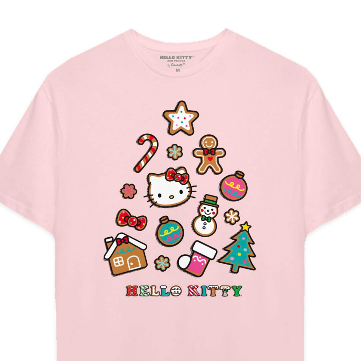 Playera Hello Kitty Hombre Mujer  Rosa Christmas Tree - Fan Army