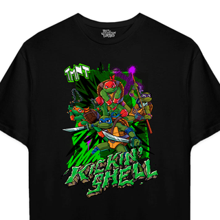 Playera Tales of TMNT Kicking Shell