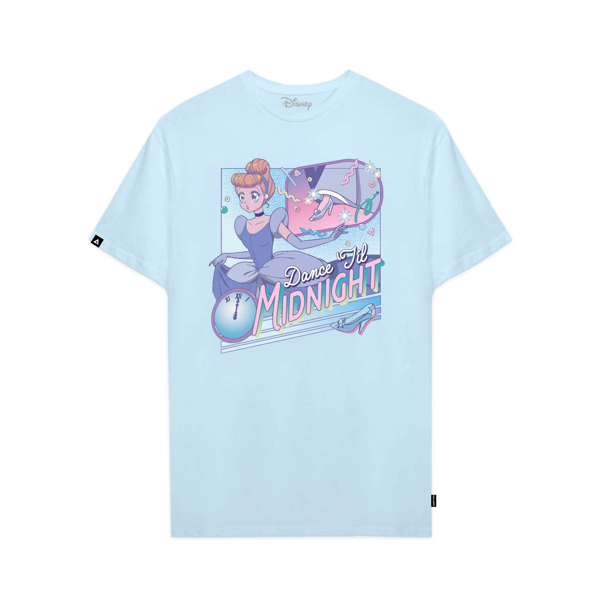 Playera Princesas Hombre Mujer Azul Cielo Disney Original Dance Til Midnight - Fan Army