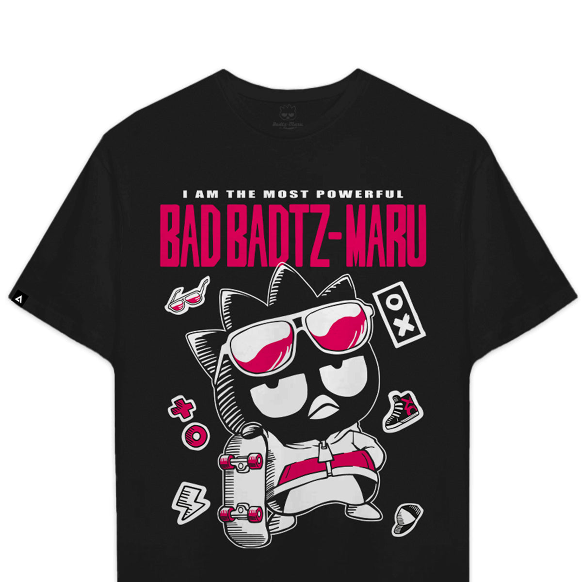 Playera Hombre Mujer Negro Bad Badtz-Maru Powerful - Fan Army