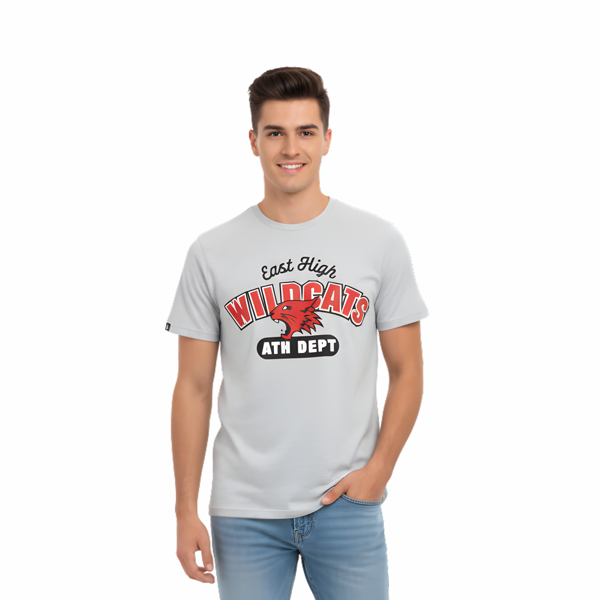 Playera High School Musical Hombre Mujer Gris Disney Original Wildcats