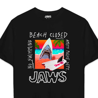 Playera Jaws Beach Closed