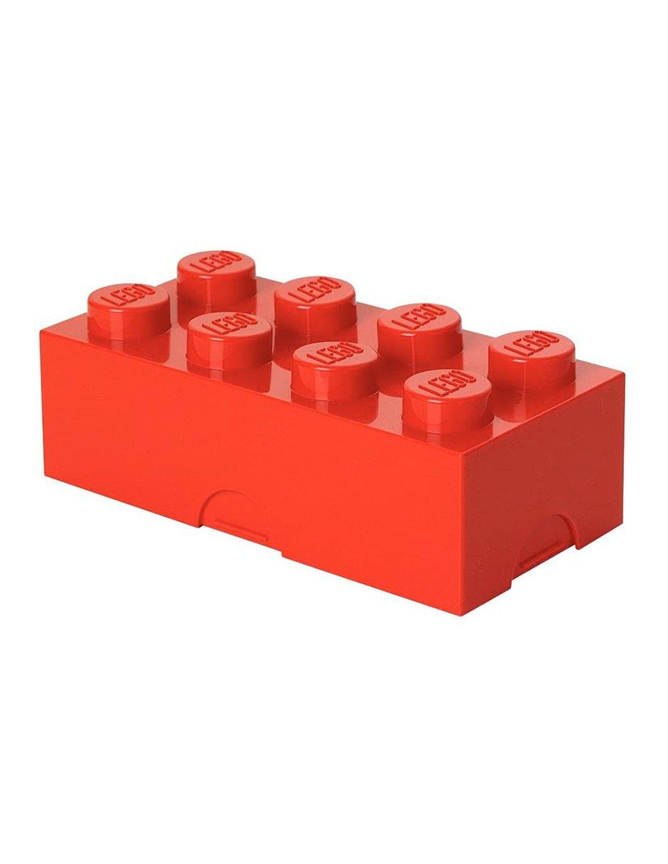 LEGO Lonchera para Alimentos Comida, Caja Armable, Pencil Box Brick 8 - Fan Army