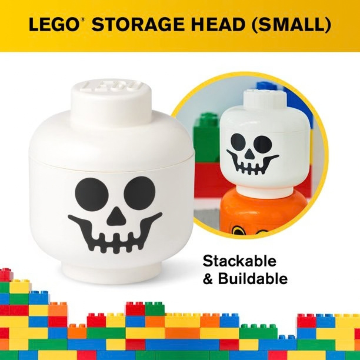 Cabeza LEGO Esqueleto Pequeña