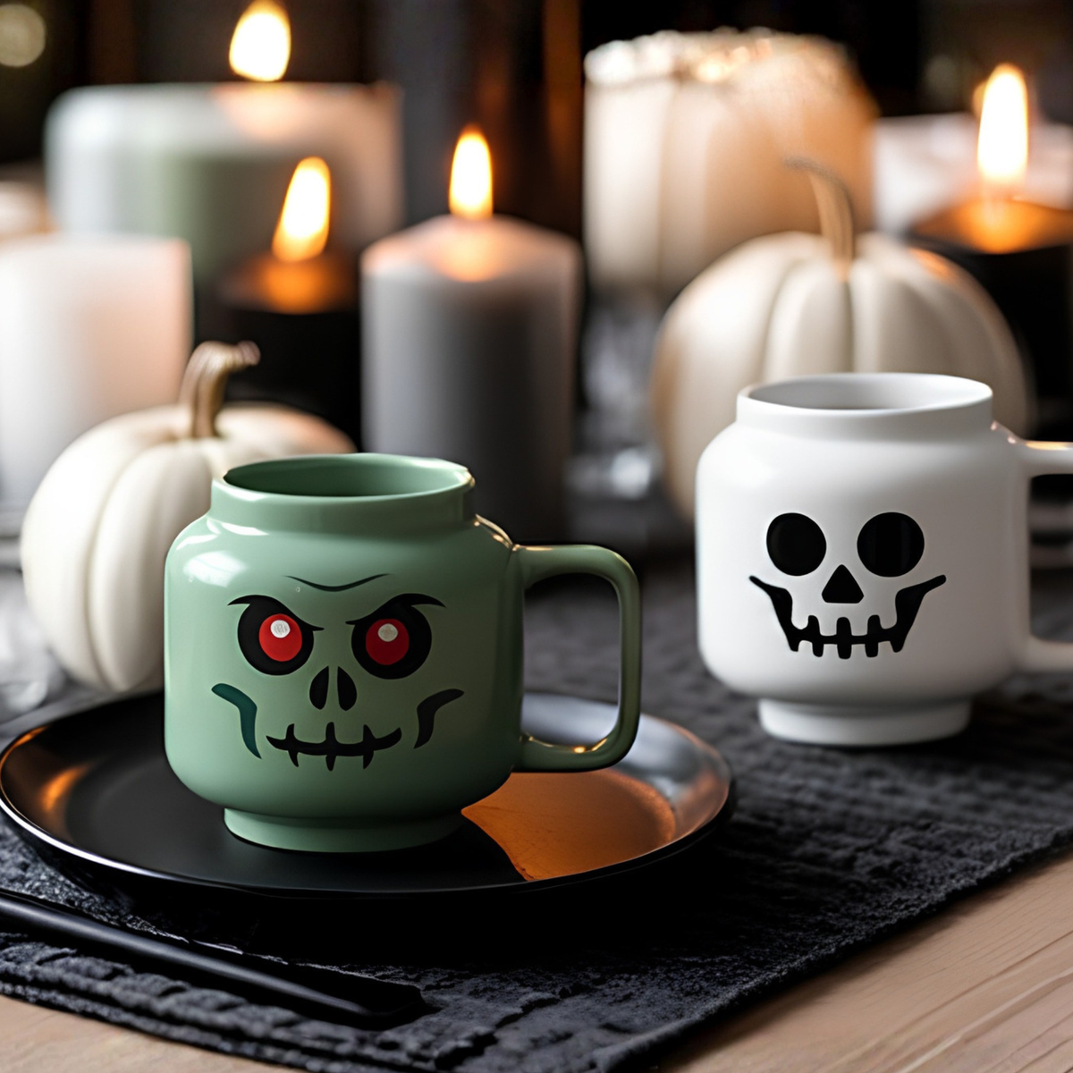 Taza LEGO Pequeña Zombie Verde 255 ml Cerámica