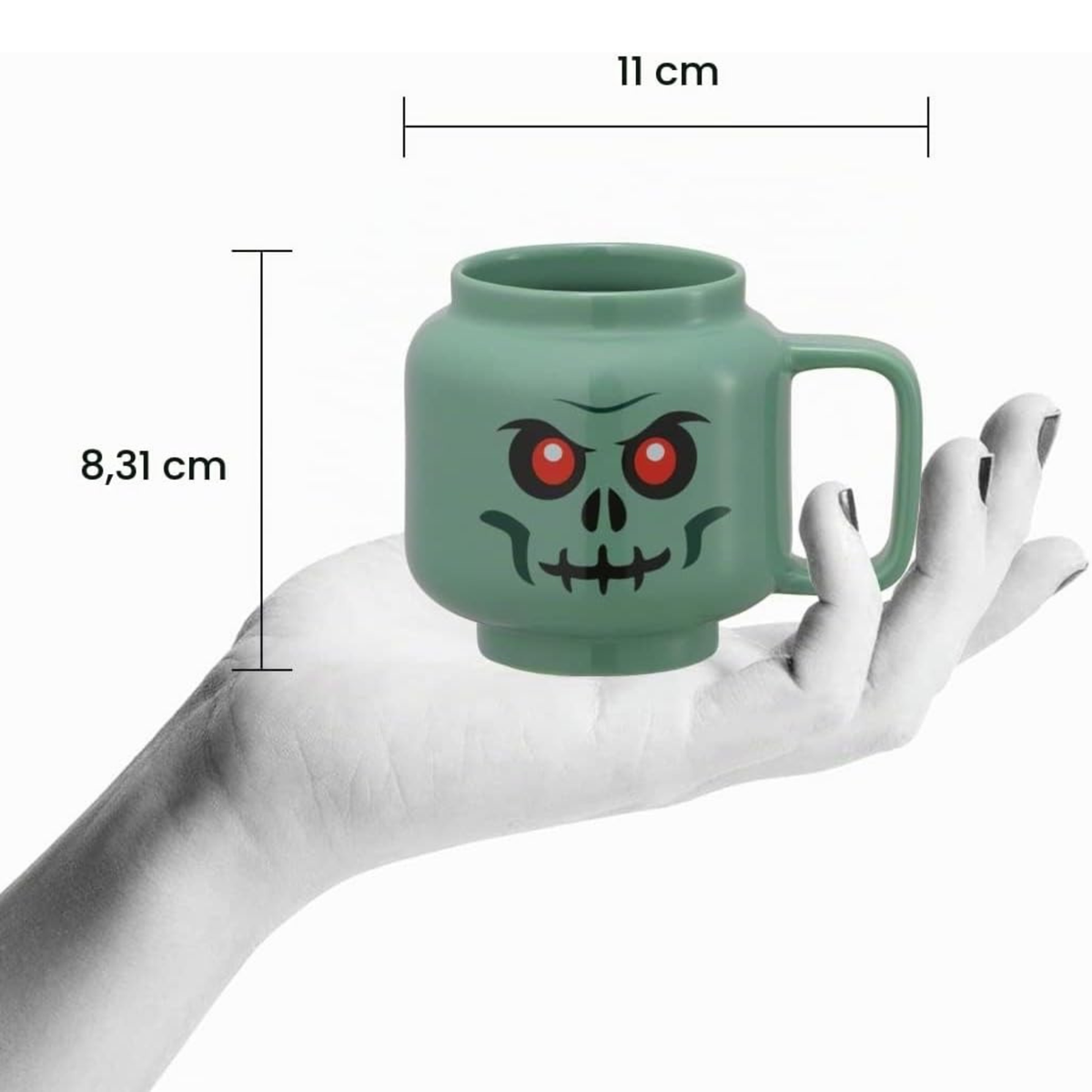 Taza LEGO Pequeña Zombie Verde 255 ml Cerámica