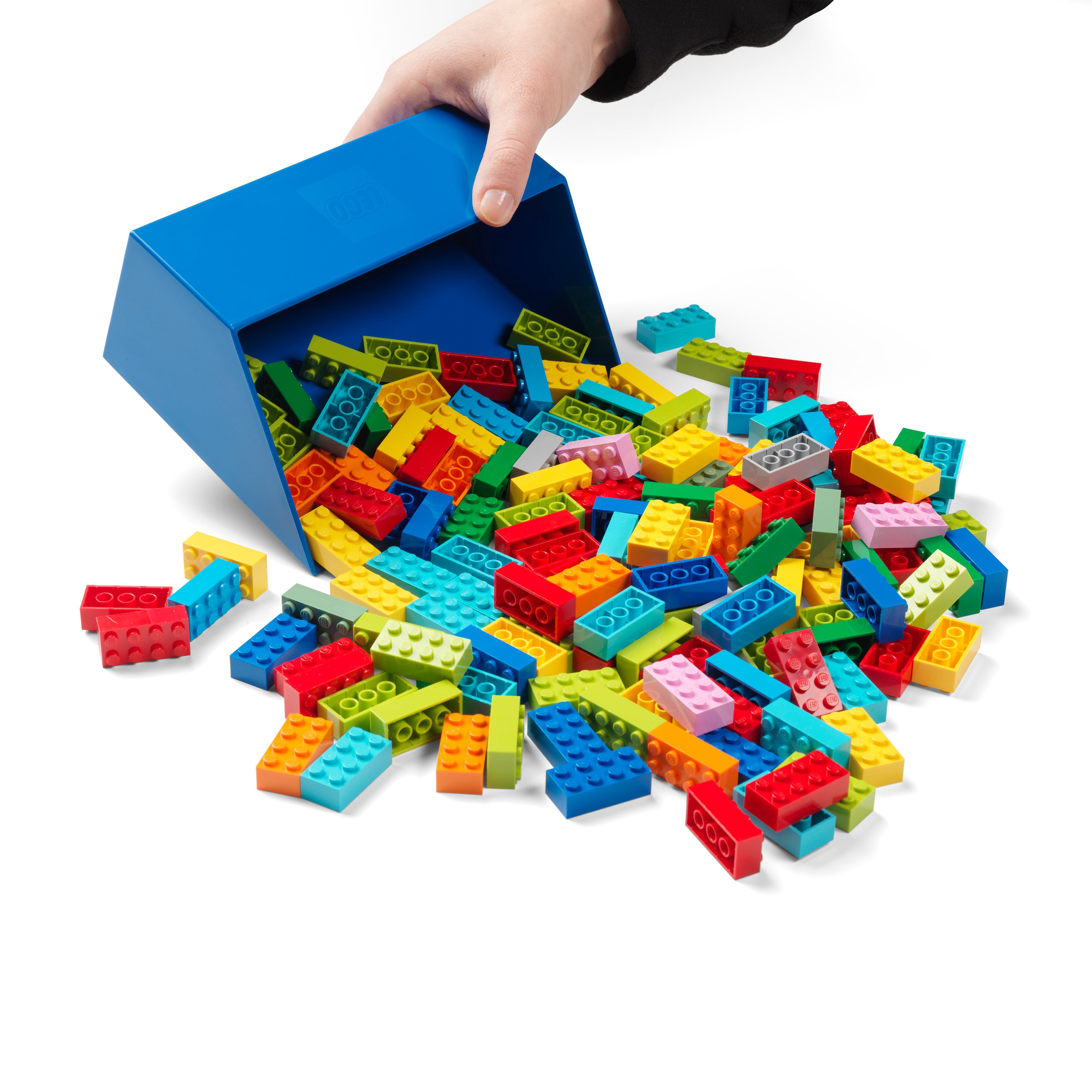 Recogedor LEGO para bloques color azul para niño