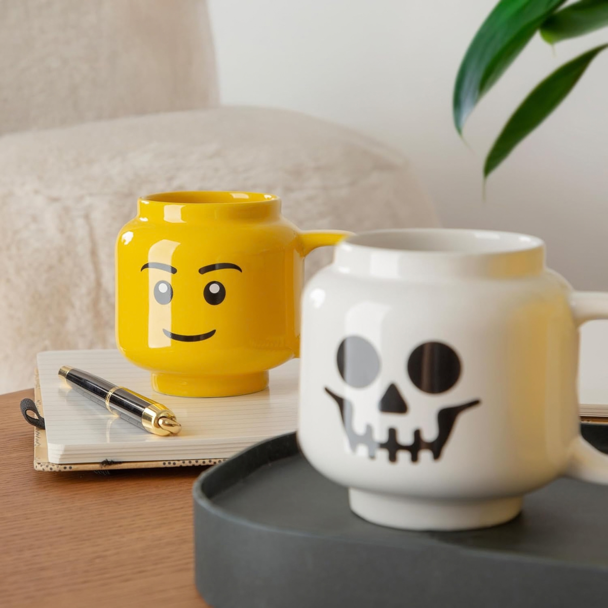 Taza LEGO Cabeza de Esqueleto 530 ml Grande