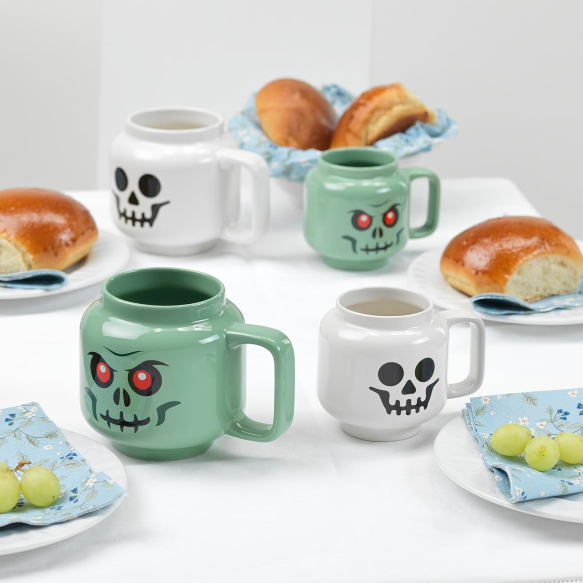 Taza LEGO Cabeza de Esqueleto 530 ml Grande