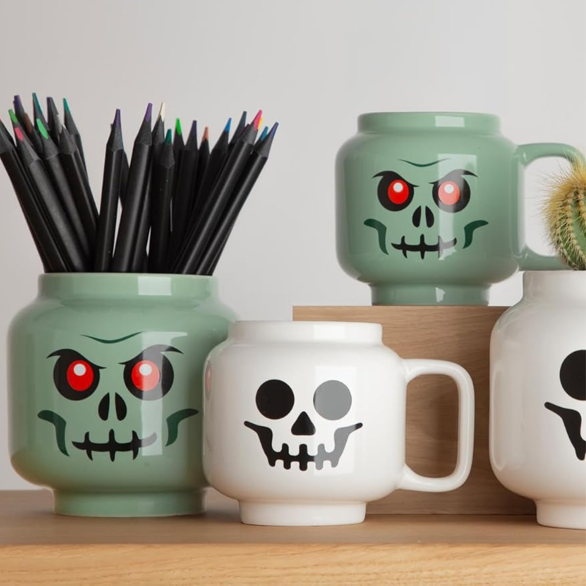 Taza LEGO Grande Zombie Verde 530 ml Cerámica