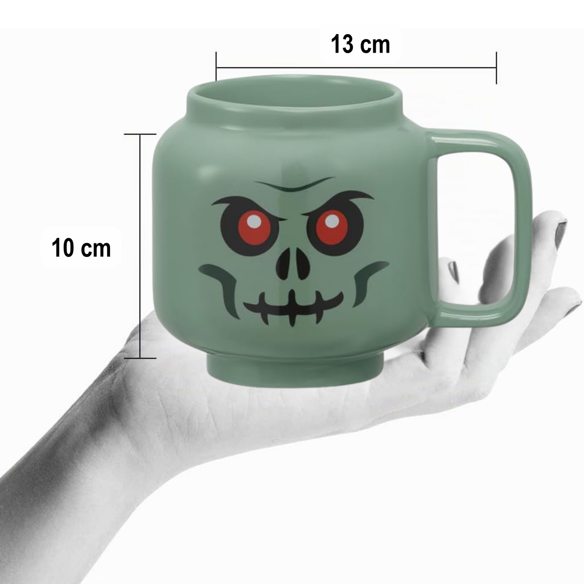Taza LEGO Grande Zombie Verde 530 ml Cerámica