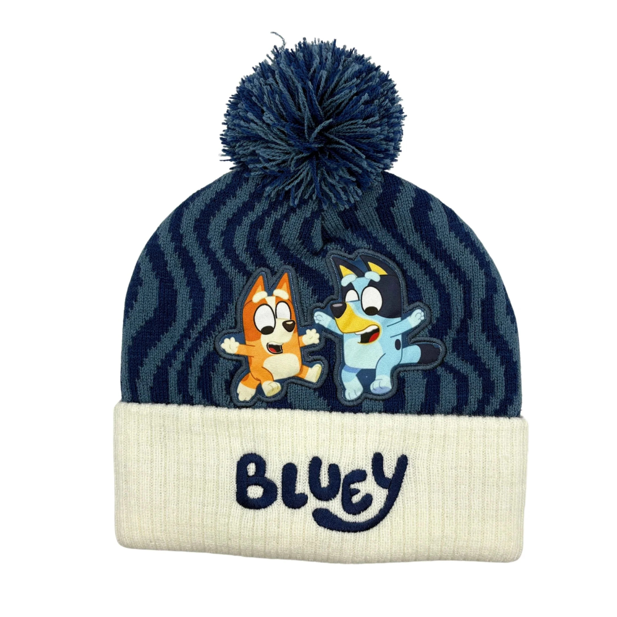 Gorro Bluey y Bingo con Pompón Beanie Original - Fan Army