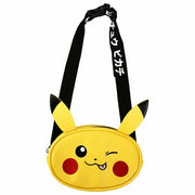 Bioworld Cangurera Pikachu - Diseño de la Cara de Pikachu, Alta Calidad, Crossbag, Producto Oficial y Auténtico de Pokémon - Fan Army