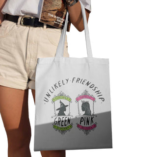 Tote Bag Wicked Green Pink