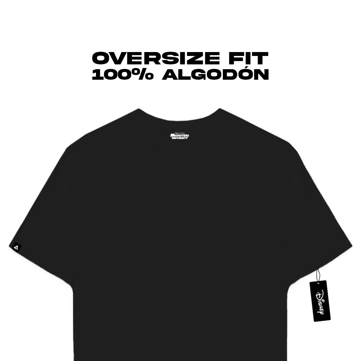 Playera Monsters University Hombre Mujer Negro Disney Pixar Original ROR - Fan Army