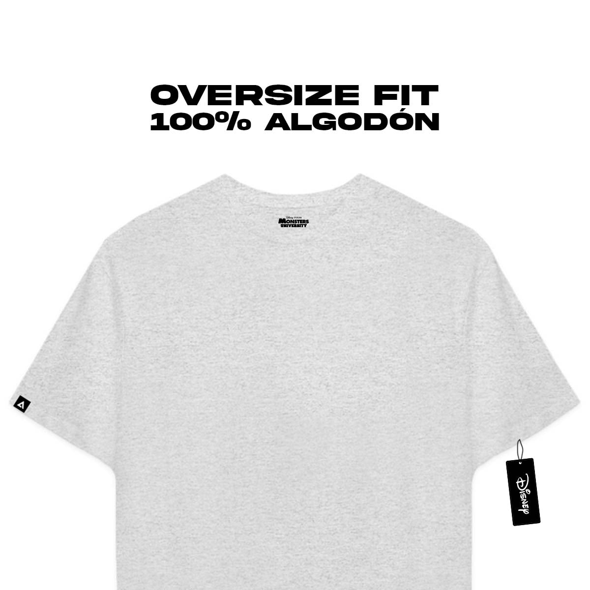 Playera Monsters University Hombre Mujer Gris Disney Pixar Original Est. 1313 - Fan Army