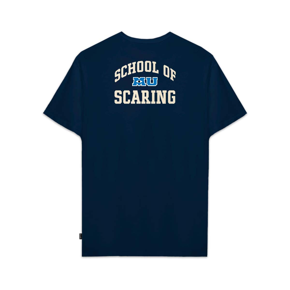 Playera Monsters University Hombre Mujer Azul Marino Disney Pixar Original School of Scaring - Fan Army