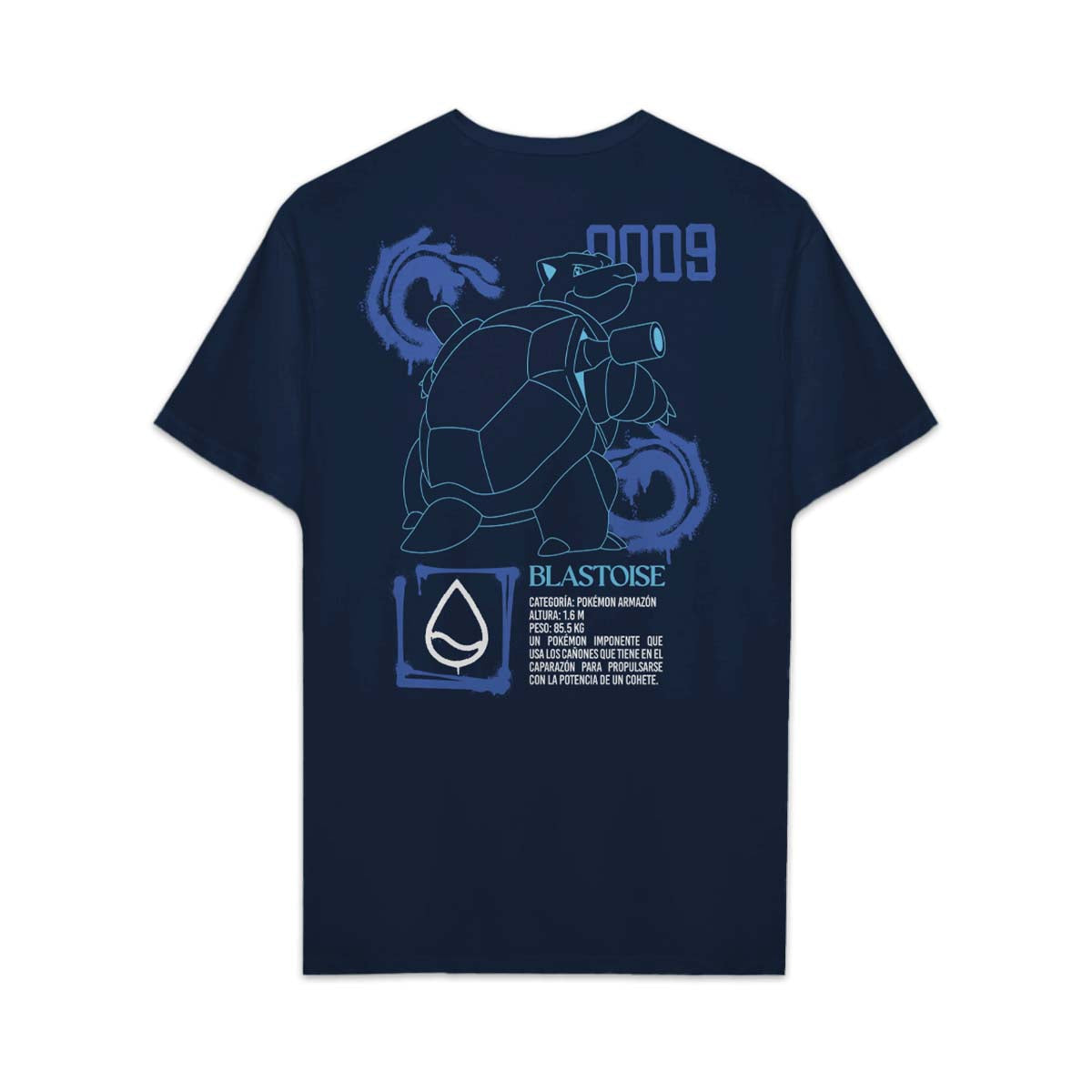 Playera Pokémon Blastoise Graffiti - Fan Army