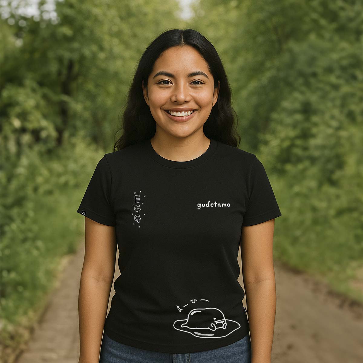 Playera Hombre Mujer Rosa Gudetama Egg - Fan Army