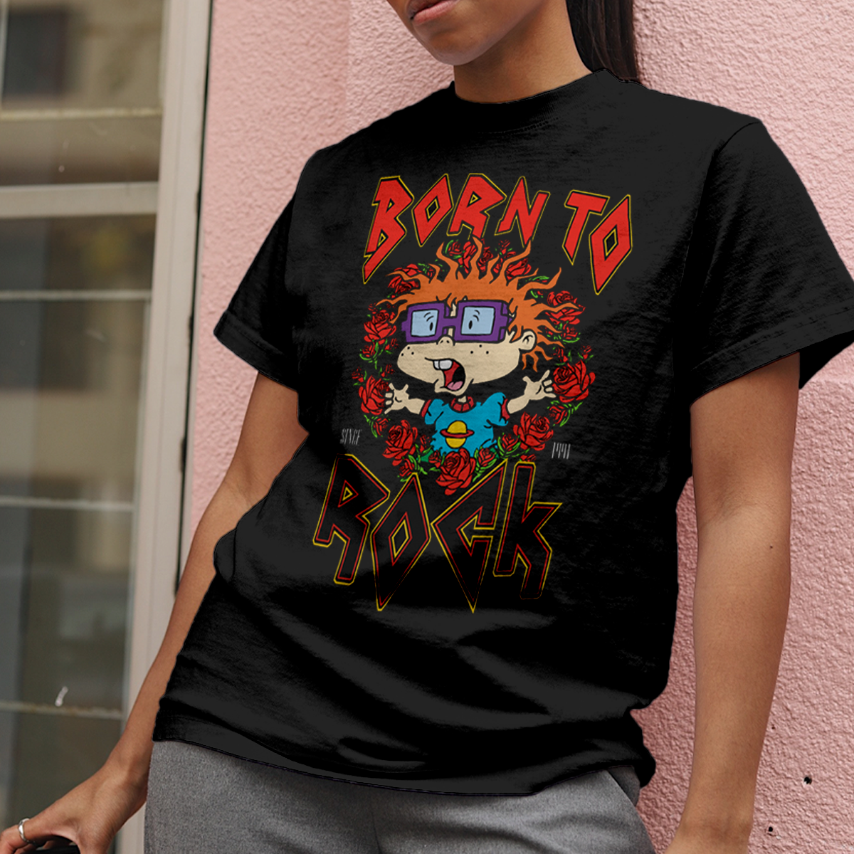 Playera Rugrats Born to Rock - Fan Army
