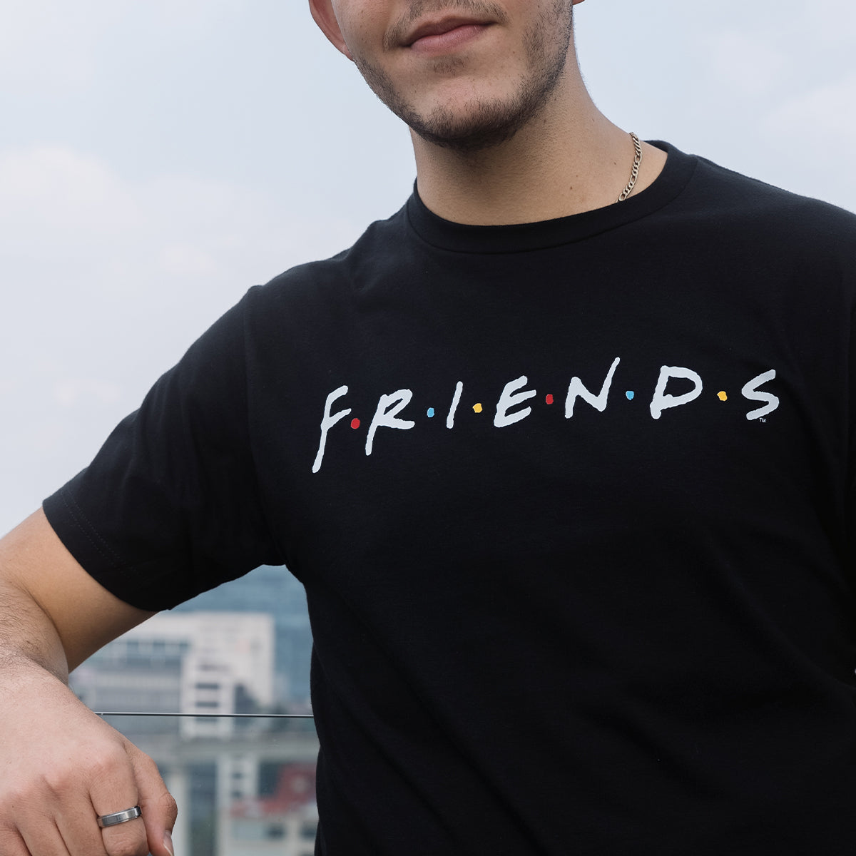 Playera Manga corta Unisex Friends Logo Clásico - Fan Army