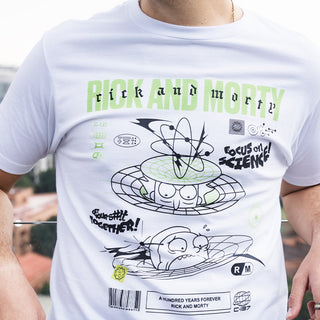 Playera Rick and Morty Focus on Science