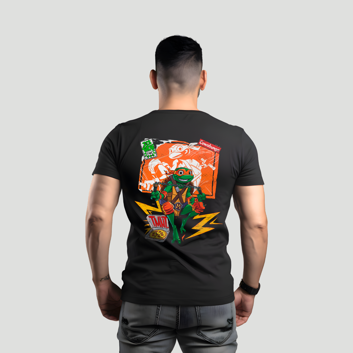 Playera Tales of TMNT Mikey - Fan Army