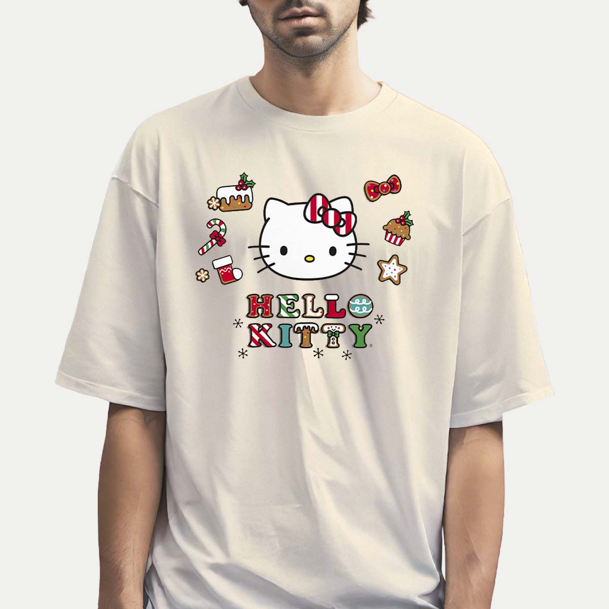 Playera Hello Kitty Hombre Mujer Arena Cookies - Fan Army