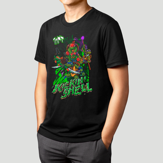 Playera Tales of TMNT Kicking Shell