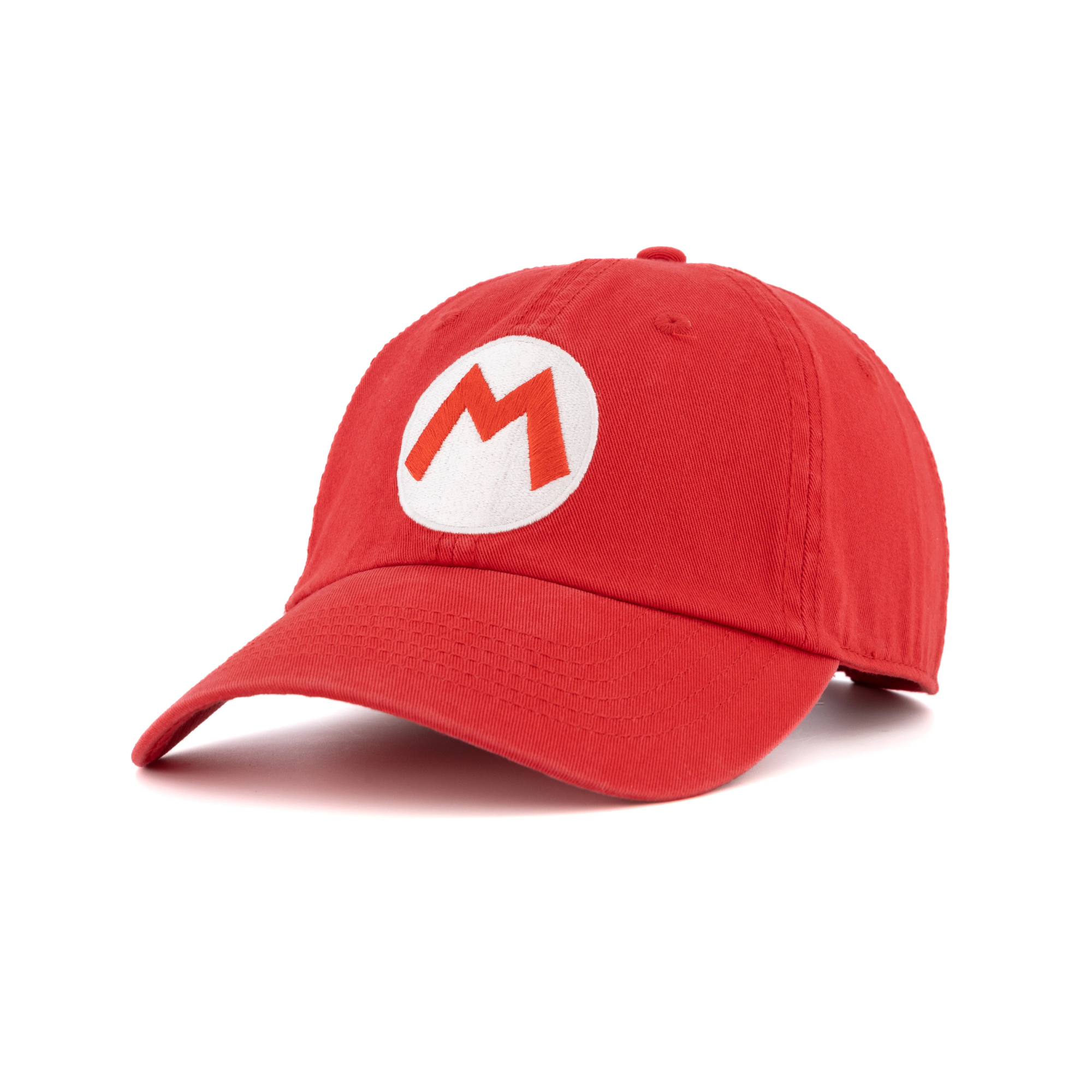Super Mario Gorra Curva "M" Roja Mario Bros Clasica Bioworld - Fan Army