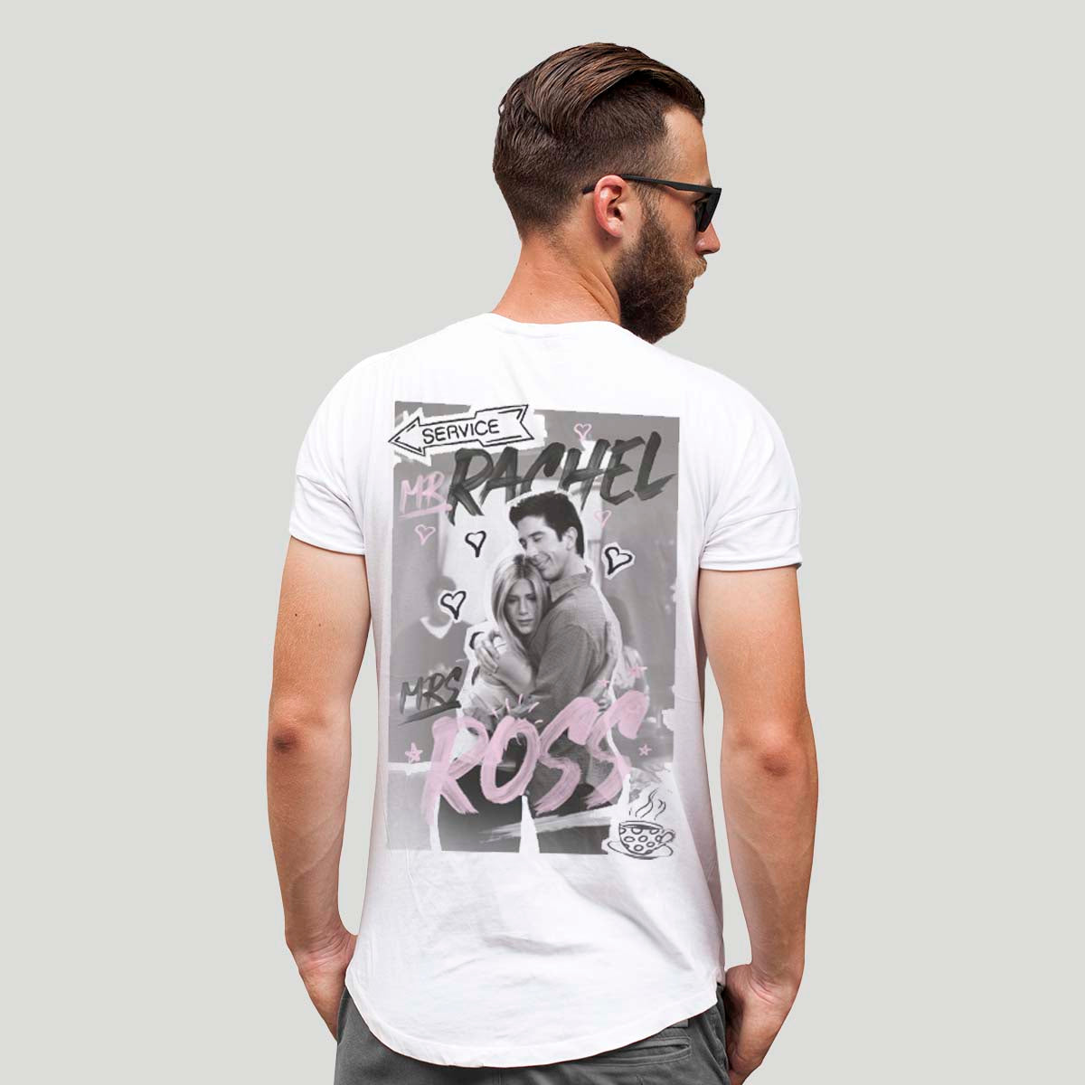 Playera Friends Rachel and Ross - Fan Army