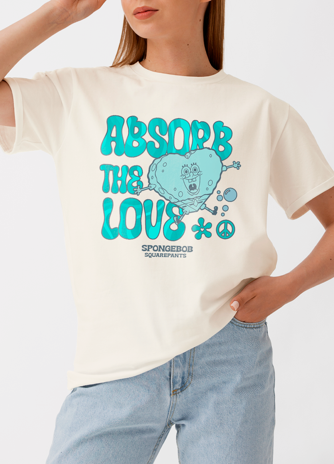 Playera Bob Esponja Hombre Mujer Arena Sponge Heart - Fan Army