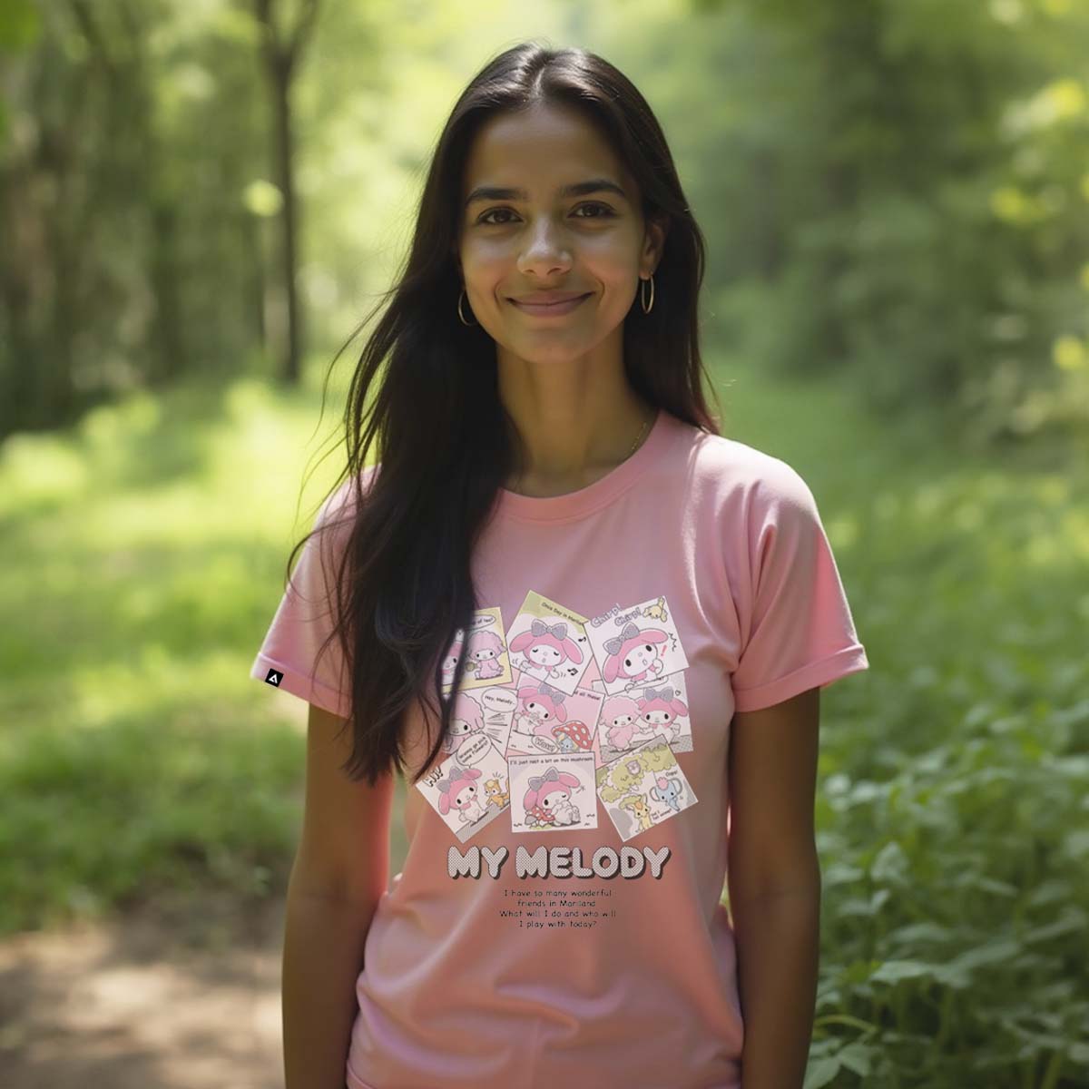 Playera Hombre Mujer Rosa My Melody Mariland - Fan Army