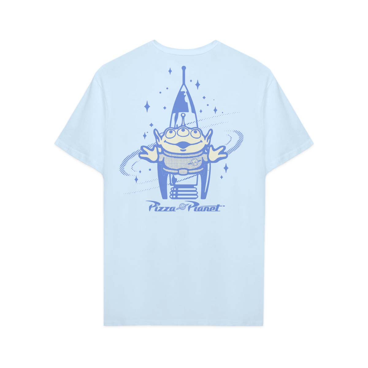 Playera Toy Story Unisex Azul Cielo Disney Original Pizza is my World - Fan Army