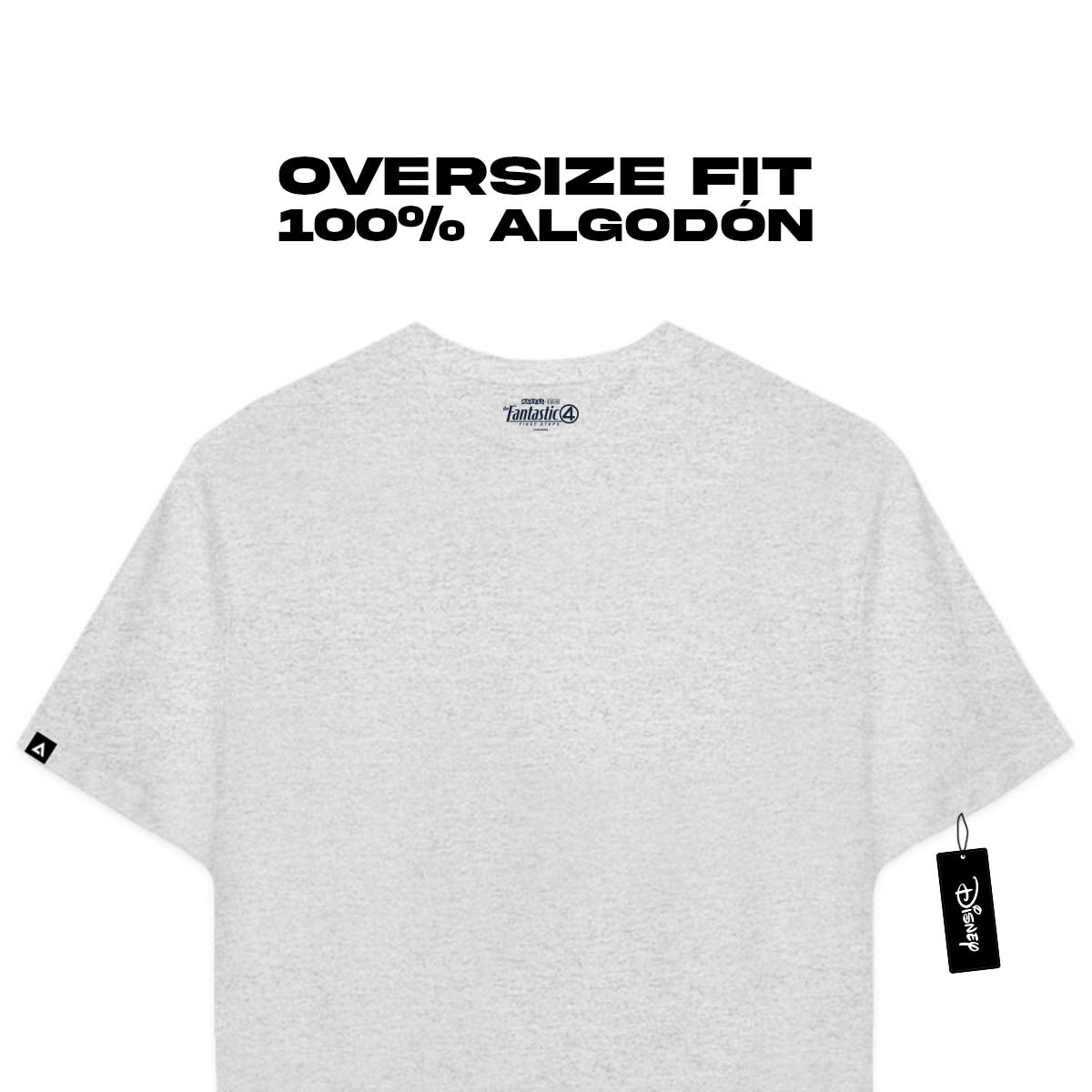 Playera 4 Fantásticos Hombre Mujer Gris Marvel Original La Primera familia de Marvel - Fan Army