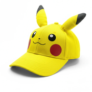 Bioworld Gorra Pikachu con Orejas en 3D Ajustable - Fan Army
