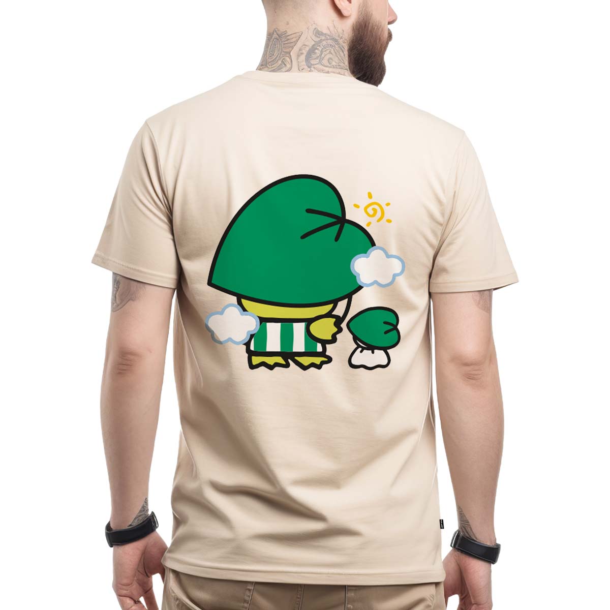 Playera Hombre Mujer Arena Keroppi Green - Fan Army