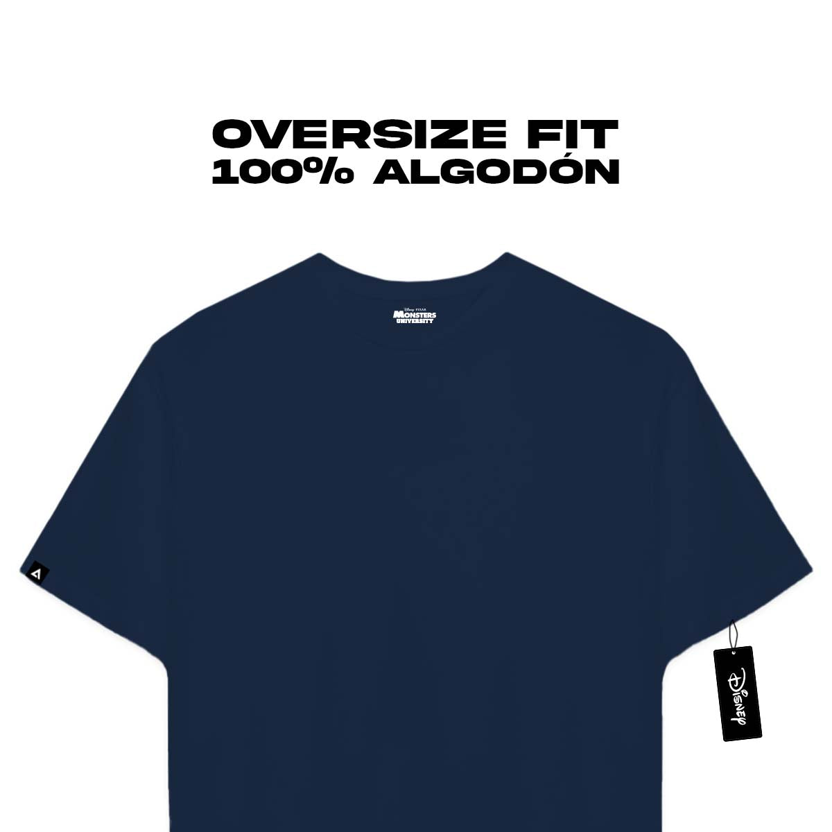 Playera Monsters University Hombre Mujer Azul Marino Disney Pixar Original School of Scaring - Fan Army