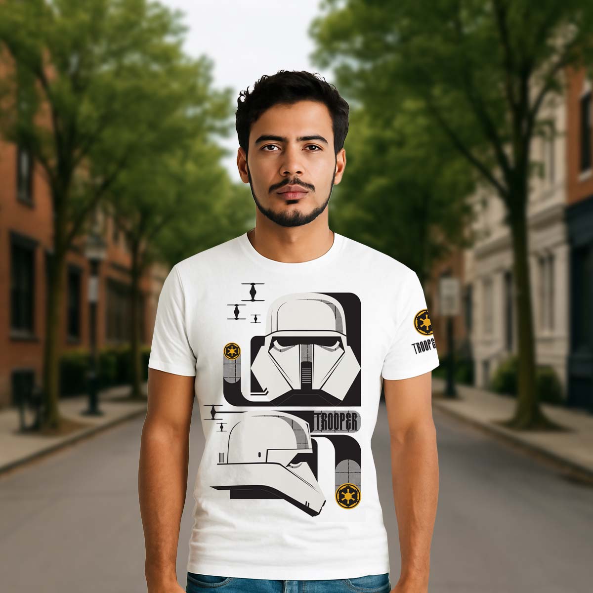 Playera Trooper Unisex de Star Wars Andor Original Algodón - Fan Army