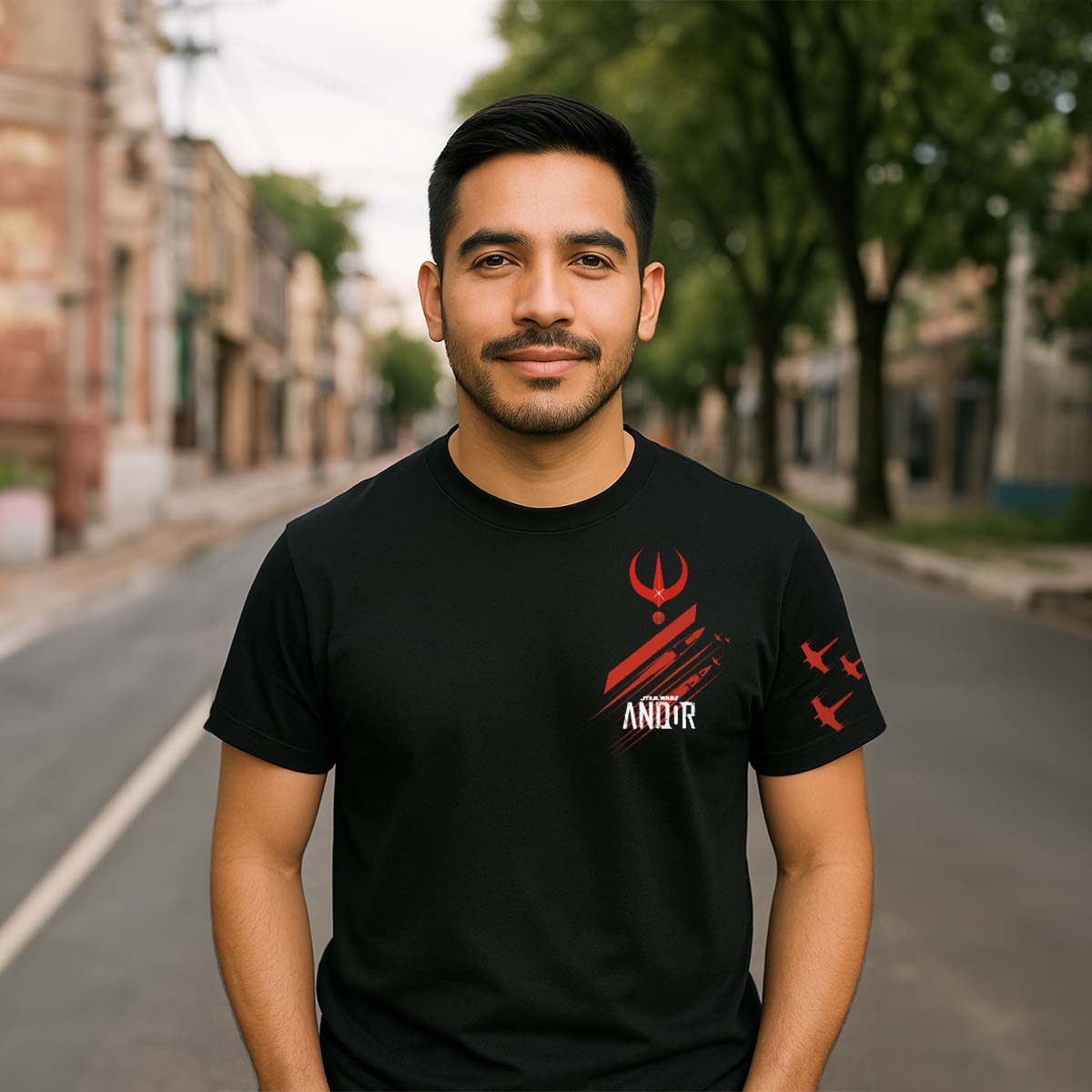 Playera Rebeliones Unisex de Star Wars Andor Original Algodón - Fan Army